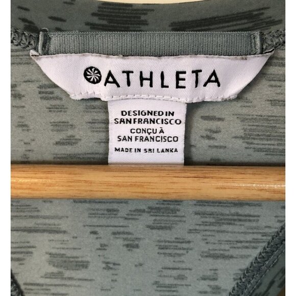 Athleta Racerback Active Tank Top Womens Size 2X Green Workout Activewear Yoga - Picture 3 of 7